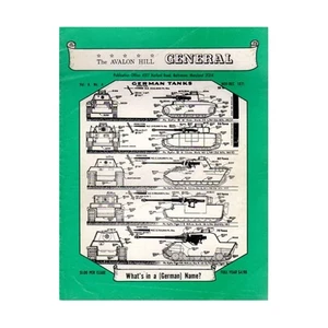 Avalon Hill General Mag Vol. 8, #4 "PanzerBlitz, Anzio, Bismarck" Mag VG - Bild 1 von 1