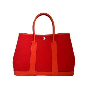 Hermès Garden Party 30 Verso, orange mécano / Cuivre / capucine 2023 Fullset / - Picture 1 of 8