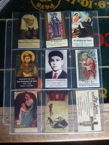 Prayer Cards - Holy Cards - Lot of 9 - Picture 1 of 4
