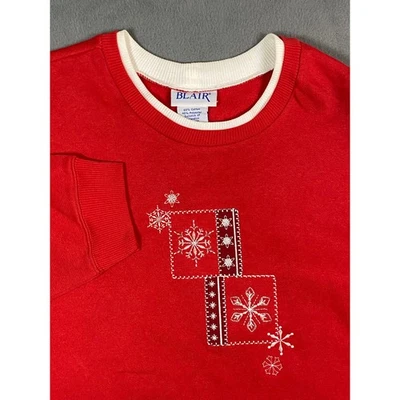 Suéter Vintage BLAIR Navidad Mujer 2XL Abuela Núcleo Abuela Cabincore Foto 1 de 4