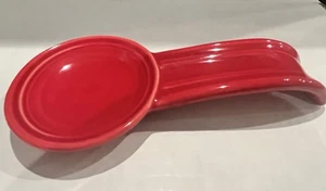 Fiesta Ware Spoon Rest - Scarlet Red - Picture 1 of 3