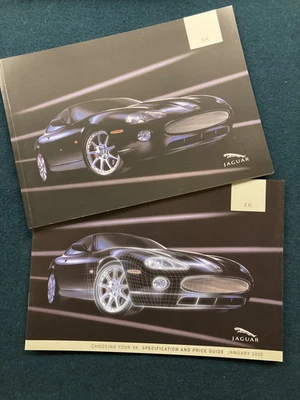 Jaguar XK Brochure Set, UK Issue 2005 MY + Price & Spec Guide, inc XK8 & XKR - Image 1 of 3