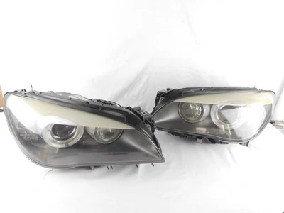 2009-2012 BMW 750i F01 F02 750li Xenon Adaptive AFS Headlight Set Genuine OEM Foto 1 de 4