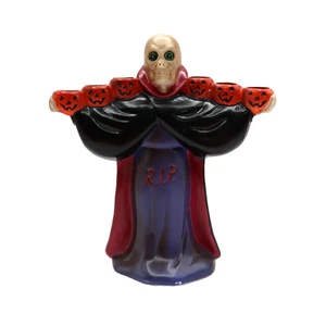 Russ Fantasma di Luci Halloween Candelabro Portacandele con Scatola Vintage - Foto 1 di 14