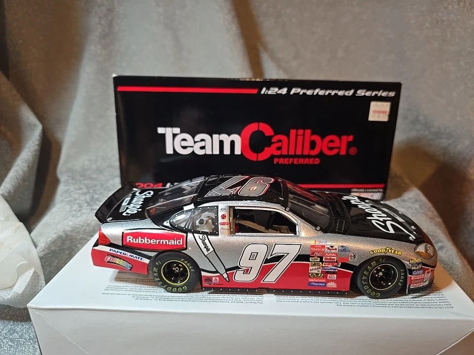 1:24 TEAM CALIBER OWNERS 2003 #97 SHARPIE PENS RUBBERMAID TAURUS KURT BUSCH. - Image 1 of 1