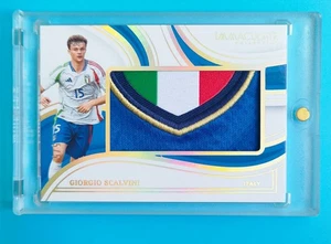 2023-24 Immaculate Italy Giorgio Scalvini Team Crest 5/5 Patch 1/1 SP - Picture 1 of 2