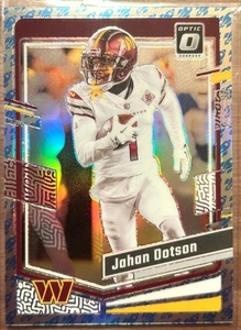 2023 Donruss Optic - Jahan Dotson - Rocket Emoji Prizm #196 ππ¦
- Picture 1 of 2