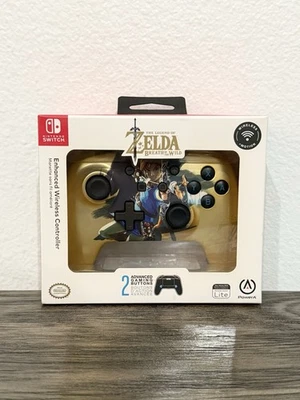 Nintendo Switch Zelda Breath Of The Wild Wireless Controller Gold Brand New - Image 1 of 4