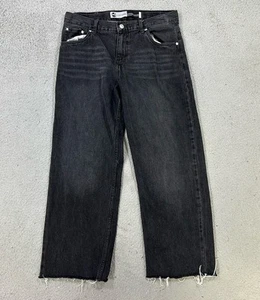 Levis Silver Tab Jeans Boys 20 Reg 32x29 Black Stay Loose Straight Baggy Skater - Picture 1 of 15
