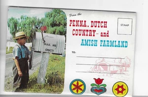 POSTKARTENMAPPE - PENNA. NIEDERLÄNDISCHES LAND UND AMISH FARMLAND - Bild 1 von 2
