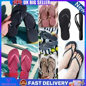 Havaianas Slim Flip Flops for Women - Stylish Beach Sandals Summer - Picture 1 of 11