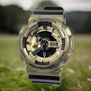 OROLOGIO UOMO CASIO G-SHOCK NEW ERA EDIZIONE LIMITATA GA-110NE ORO BATTERIA NUOVA  - Foto 1 di 10
