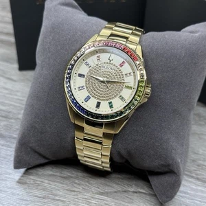 NEW✅ Bulova Phantom Gold Steel Rainbow Dial Luxury Men's Watch 97A179 $695 - Picture 1 of 19