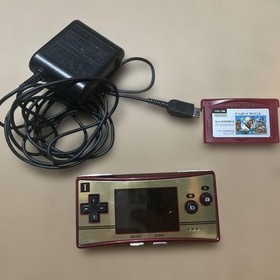 GAME BOY micro Super Mario Bros 20th Famicom Color Ver with Software Excellent