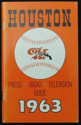 1963 Houston Colt .45s Media/Press Guide 188799 - Image 1 of 3