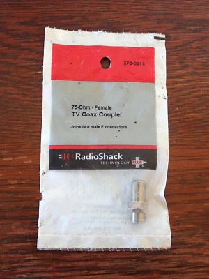 RadioShack 75-Ohm Female TX Coax Coupler (278-0213) - Image 1 of 4