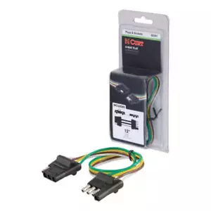 Curt Flat 4-Way Connector Plug/Socket, 58381 - Foto 1 di 4