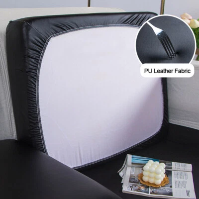 沙发靠垫套聚氨脂合成革沙发垫懒人沙发套弹力防水家用 — 第 1/4 张图片