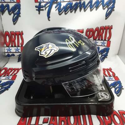 Mini Casco Ryan Johansen Auténtico Firmado Autografiado PSA Foto 1 de 4