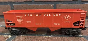 Lionel 6476 O Gauge Postwar Lehigh Valley RAILROAD LV 25000 Hopper CAR - Picture 1 of 14