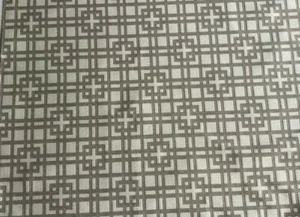 Kravet Smart Railroaded Grey Fabric Craft Sewing Remnant 24"x24" - Picture 1 of 3