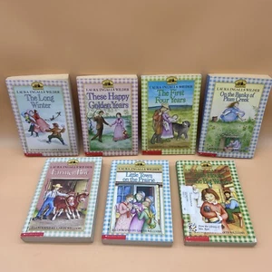 Little House On The Prairie Series Book Lot Of 7 Scholastic Paperback Books - Picture 1 of 15
