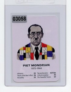 #03058 PIET MONDRIAN Artist Trade Card