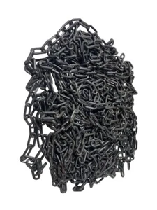Catena in plastica nera 80 piedi industriale 2 pollici - Foto 1 di 3