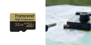Transcend Information 32GB Micro Card with Adapter (TS32GUSDHC10V) 32 GB - Picture 1 of 3