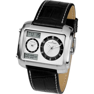 Jacques Lemans Orologio da Uomo Madrid Cinturino Acciaio Massiccio 1-1708B ✅ - Immagine 1 di 4