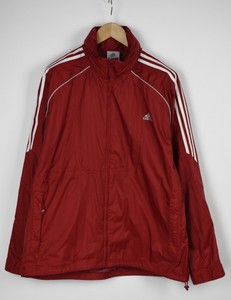 giacca adidas rossa e bianca