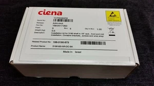 New in Box Ciena 3190 Installation Kit for 19" Rack 168-0417-950 Brackets 1719 - Picture 1 of 3