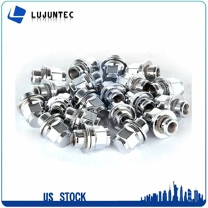 20 Chrome 12X1.5mm OEM Factory Mag Wheel Lug Nut For Toyota RAV4 Camry Corolla - Picture 1 of 7