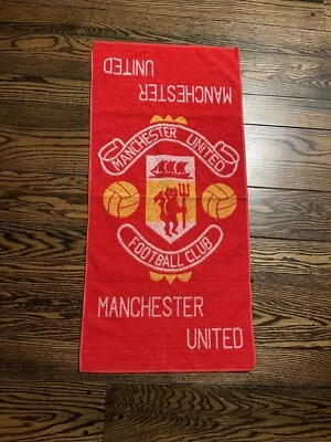 Toalla de club de fútbol Manchester United baño de playa vacaciones niños hombre Utd Foto 1 de 4