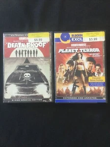 Death Proof & Planet Terror DVD Lot Grindhouse Extended Unrated Special Edition - Picture 1 of 11