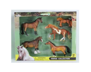 COLLECTA MINATURES HORSE COLLECTION OF A 5 PIECE HORSE GIFT BOX ITEM # 89330 F/S - Picture 1 of 4