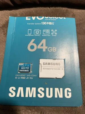 SAMSUNG EVO Select + Adapter 64GB microSDXC UHS-I, U1 - Image 1 of 4