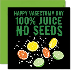 Funny Get Well Soon Cards for Men - Vasectomy - Get Well Cards from Women, Speed - Picture 1 of 7