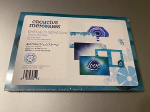 Creative Memories ~ EMERAL GEMSTONE ~ Variety Mat Pack ~ NEW - Picture 1 of 2