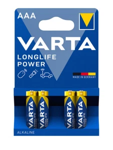 4x Varta Longlife Power 4903 Micro AAA Batterie 1,5V 1260mAh LR03 - Picture 1 of 3