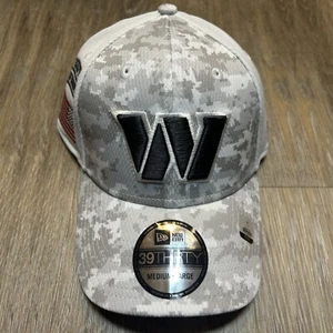 New Era Washington Commanders Salute to Service Hat 2024 Men's Sideline Camo - Picture 1 of 9