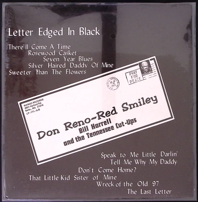 DON RENO RED SMILEY BILL HARRELL LETTER EDGED IN BLACK SEALED!  VINYL LP 150-80W - Image 1 of 2