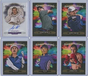 2018 Upper Deck Goodwin Champions 6 Card Lot Inc. Jay Apt Autograph, Bryan IV - Picture 1 of 2