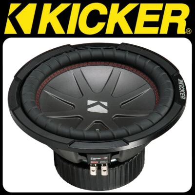 KICKER Comp-R Woofer CompR102 - 25cm 2 x 2 Ohm Bass (10") Subwoofer Chassis Box - Bild 1 von 4
