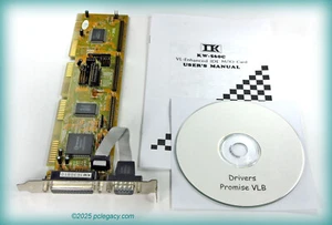 Promise 20630 VLB KW-560C IDE-I/O + PRINTED MANUAL + ORIGINAL DRIVERS — TESTED! - Picture 1 of 3