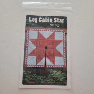 Log Cabin Star Quilt Pattern No. 010 Bloomin Workshop - Picture 1 of 2