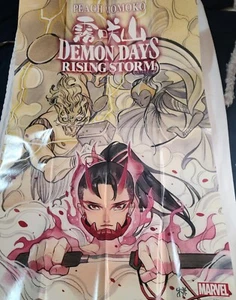 Demon Days: Rising Storm Promo Poster (Marvel Comics 2022) Retailer's Incentive - Imagen 1 de 3