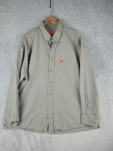 Wrangler Shirt Mens 2XL Tall FR Riggs Long Sleeve Button Down Workwear - Picture 1 of 12
