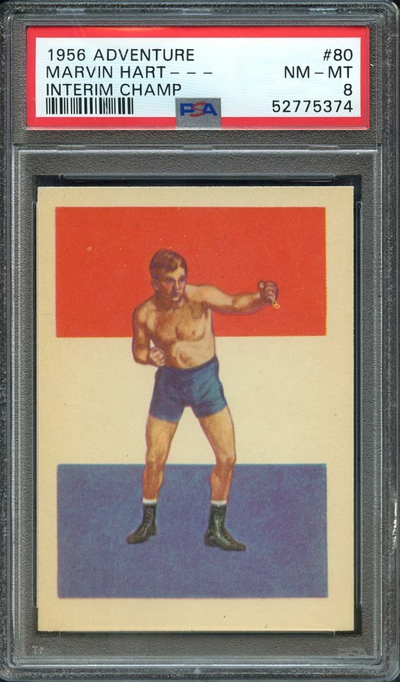 1956 ADVENTURE 80 MARVIN HART--- INTERIM CHAMP PSA NM-MT 8 BX - Image 1 of 1