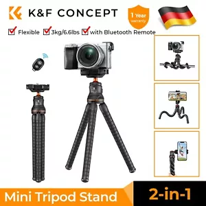 K&F Concept MS01 Trípode Móvil con Bluetooth Trípode Flexible para Teléfono y Cámara - Imagen 1 de 9